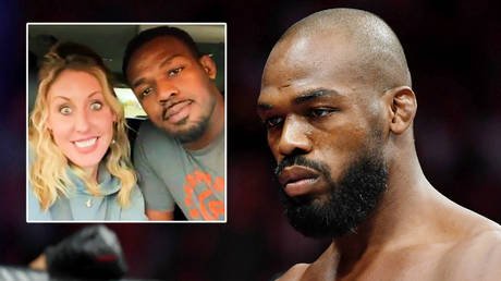 UFC star Jon Jones and fiancee Jessie Moses (left) © Stephen R Sylvanie / USA Today Sports via Reuters | © Instagram / jonnybones