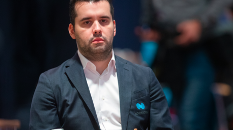 Ian Nepomniachtchi during the FIDE Chess World Rapid & Blitz 2021 in Warsaw, Poland, on December 28, 2021