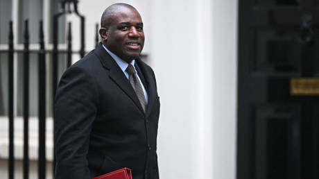 David Lammy in London, England, on  January 7, 2025