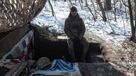 FILE PHOTO: A Ukrainian national guard soldier.