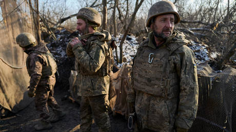 FILE PHOTO. Ukrainian soldiers.